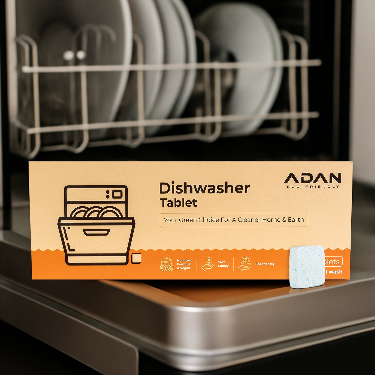 Adan Eco Friendly Dishwasher Tablets