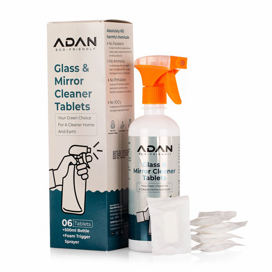 Adan Eco Friendly Glass & Mirror Cleaner Tablets