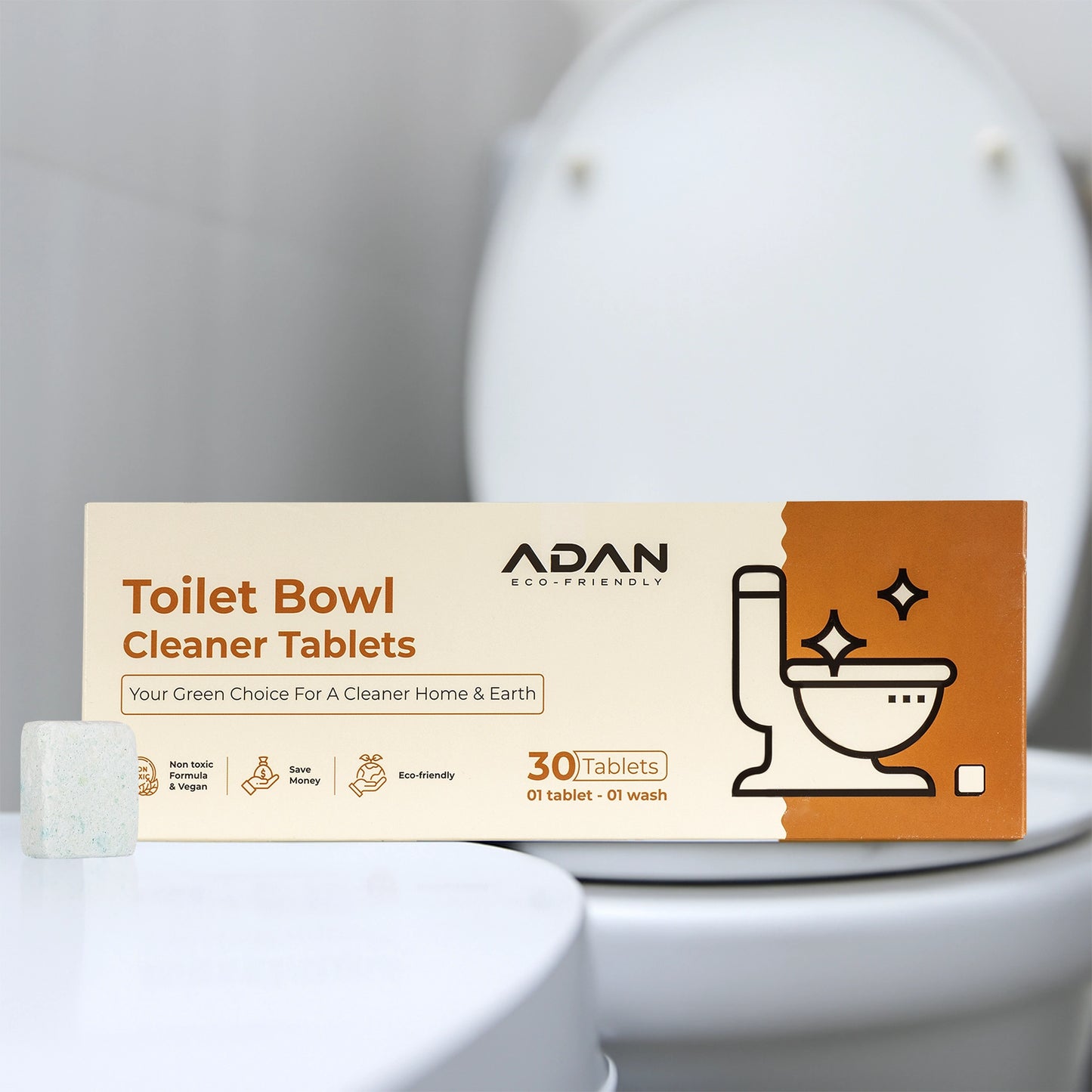 Adan Eco Friendly Toilet Bowl Clener Tablets